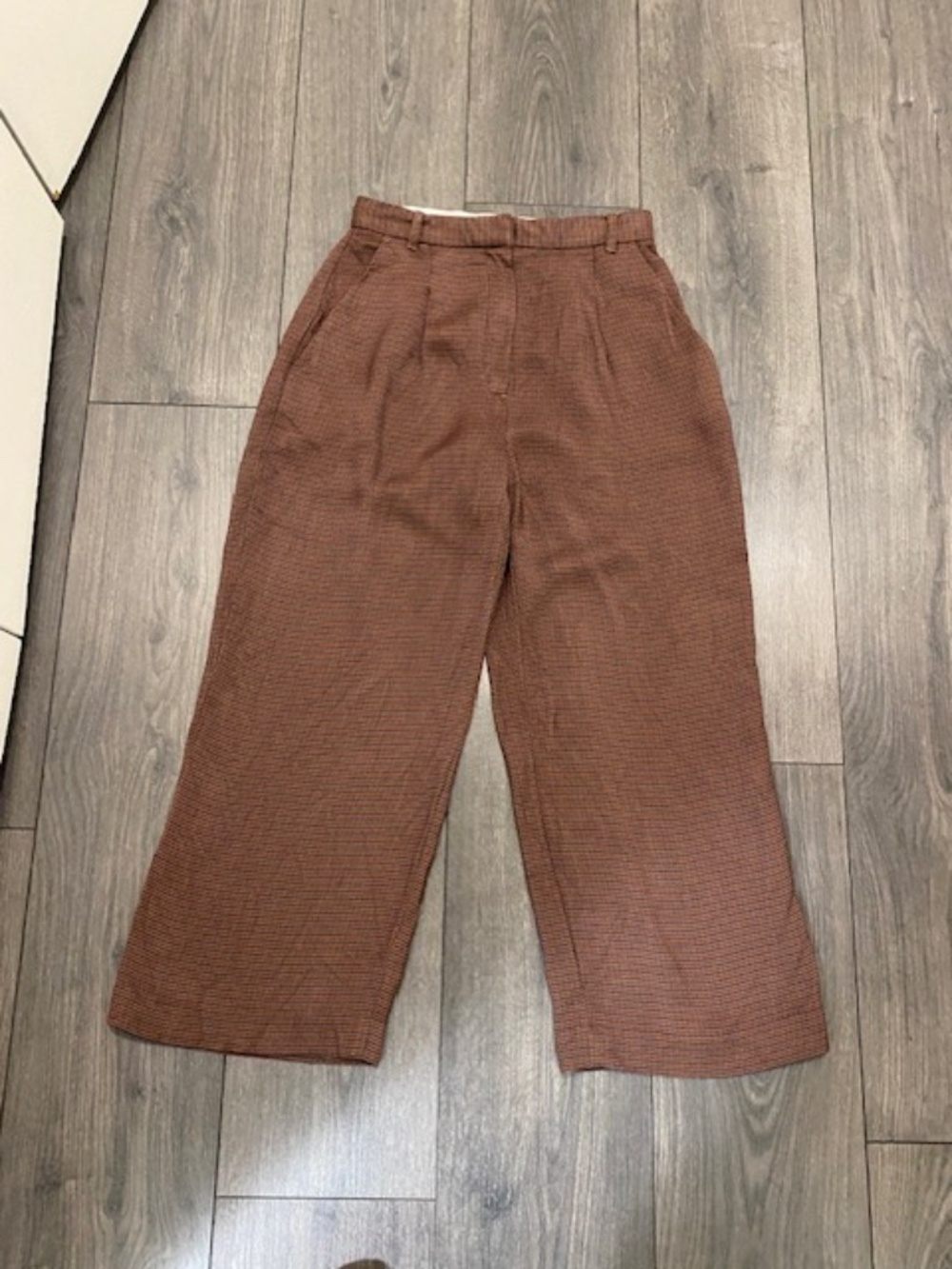 Le Fou Wilfred Aritzia High-Waisted Cropped Trouser Size 4